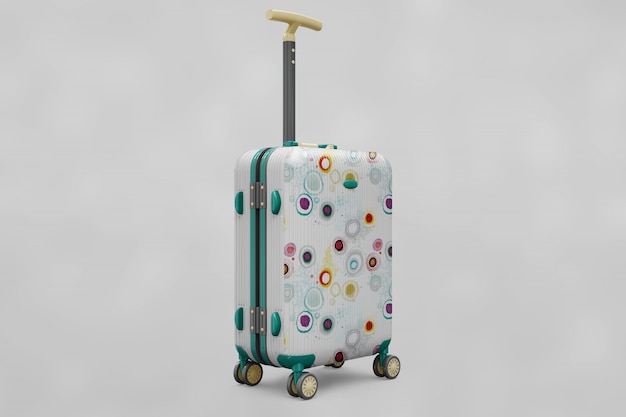 Suitcase trolley mock up