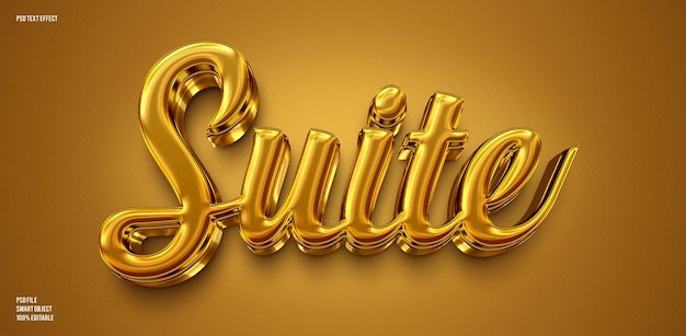 Suite 3D redigerbar teksteffekt