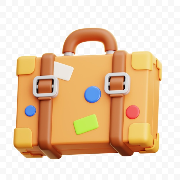 suitecase 3D Illustration