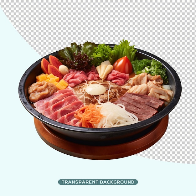 PSD sukiyaki japans eten