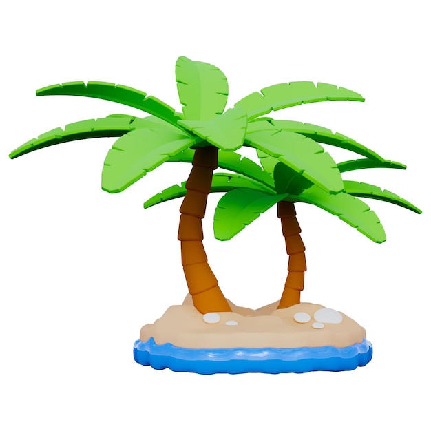 summer 3d icon