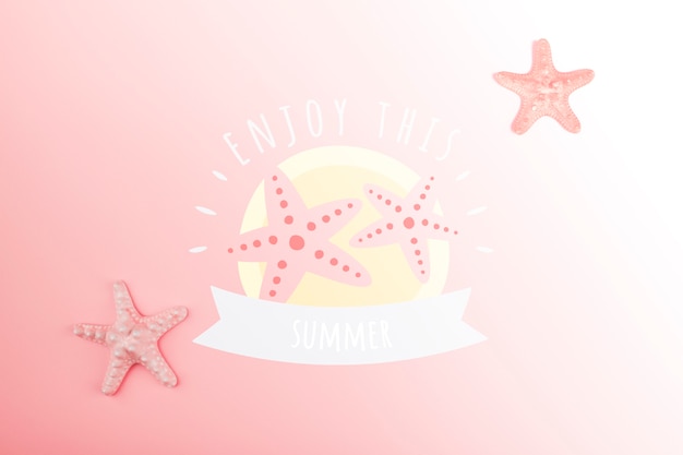 PSD summer background in living coral