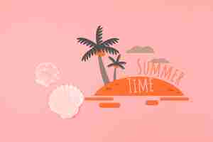 PSD summer background in living coral