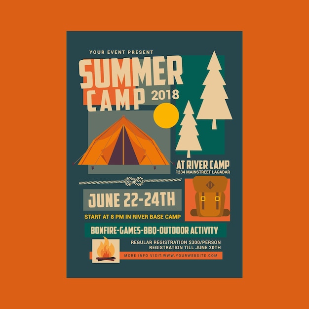 Summer Camp Flyer