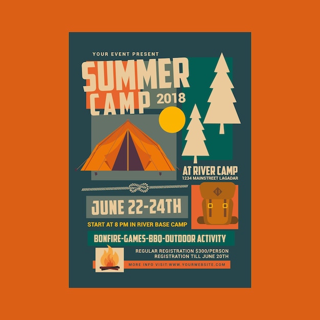 PSD summer camp flyer