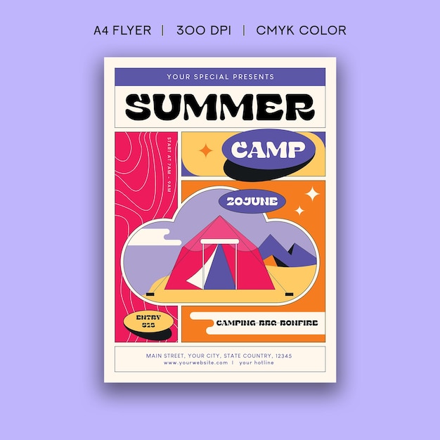 PSD summer camp flyer