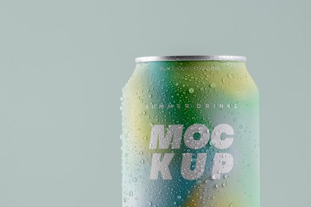 Summer drink mockup design