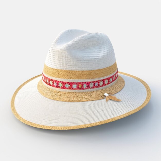 PSD summer hat psd on a white background