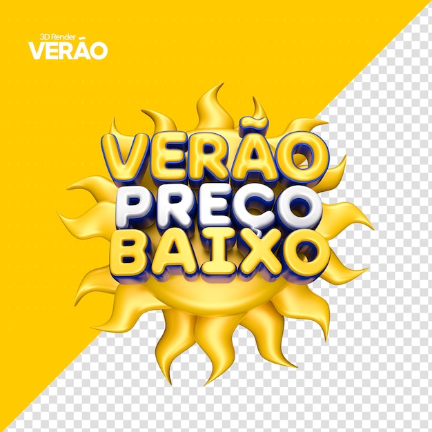 summer of offers label in brazilian portuguese