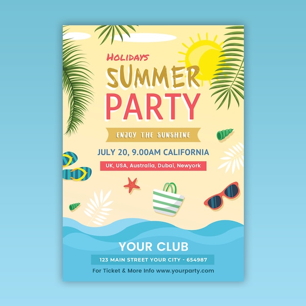 Summer Party Flyer