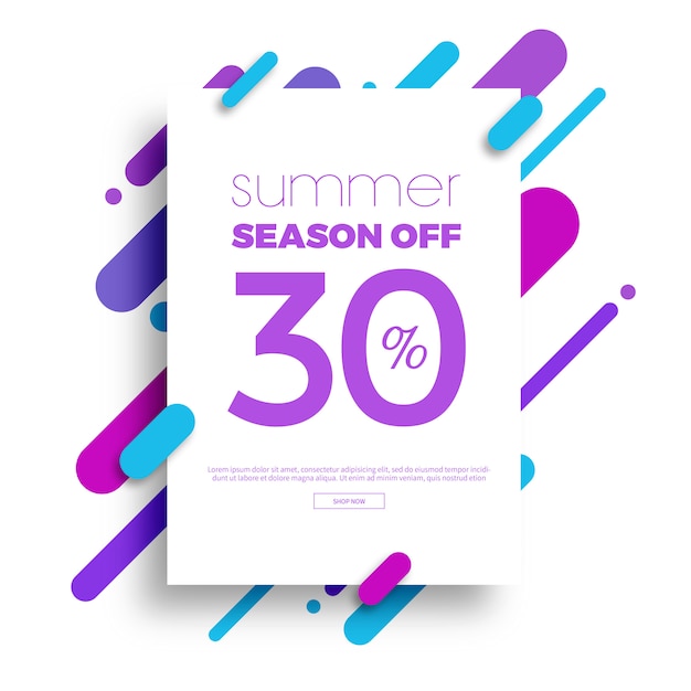 PSD summer sale banner