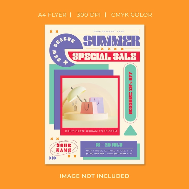 Summer Sale Flyer