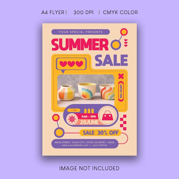 Summer sale flyer