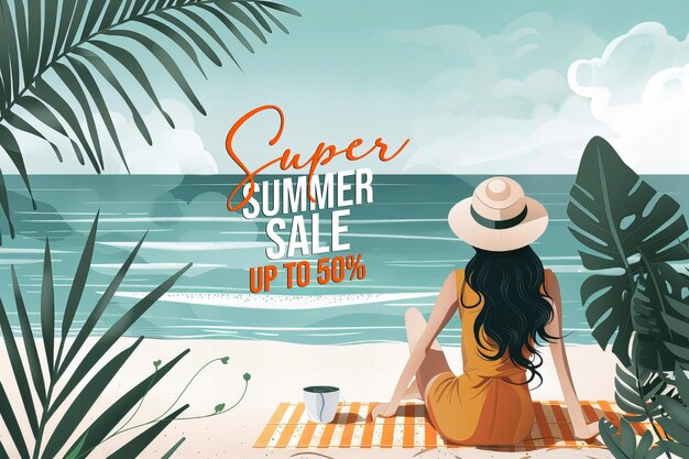 PSD summer sale promotion