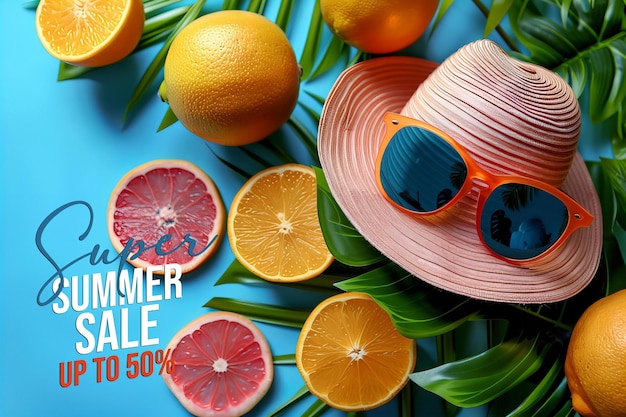 PSD summer sale promotion