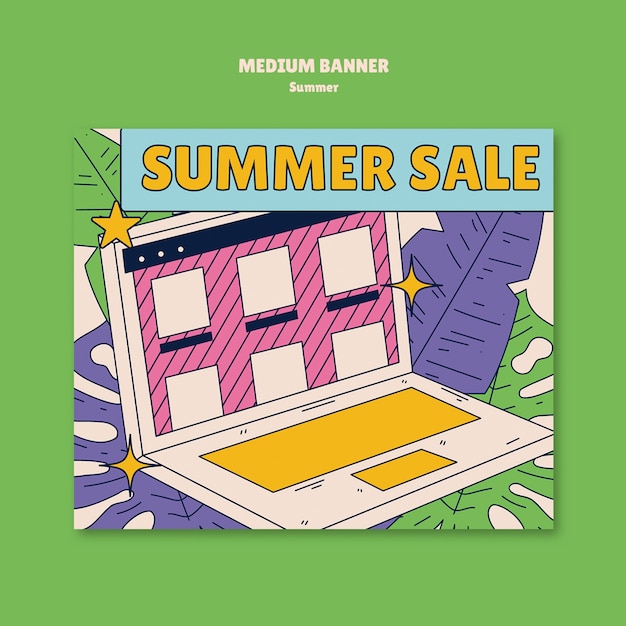 summer sale template design