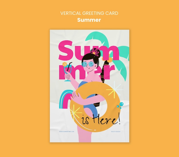 Summer template design