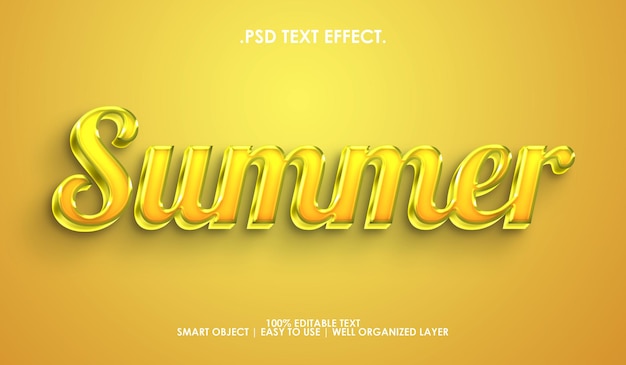 Summer text style effect