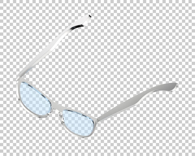 PSD sun glasses isolated on background 3d rendering illustration