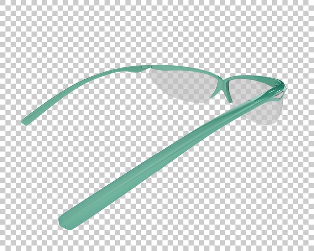 PSD sun glasses isolated on background 3d rendering illustration