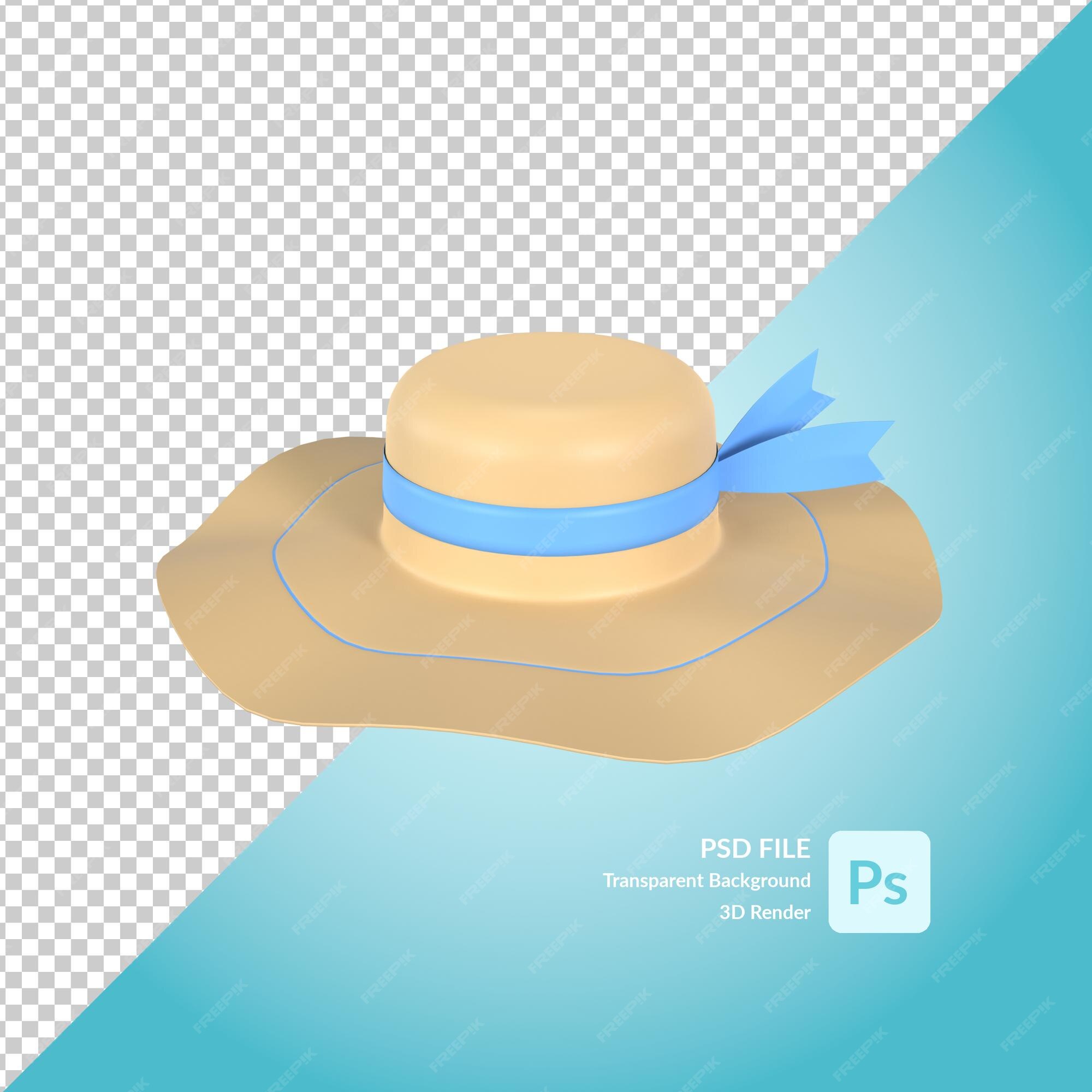 Premium PSD  A photo of a yellow hat with the word render on it