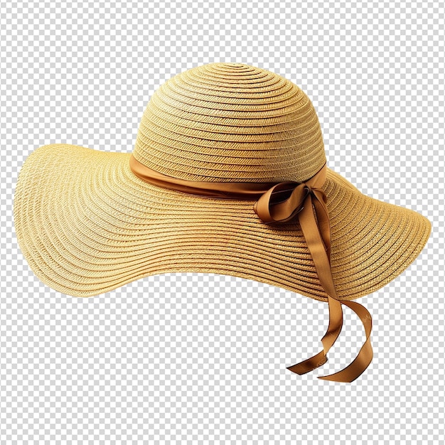 Солнечная шляпа изолирована на прозрачном фоне png