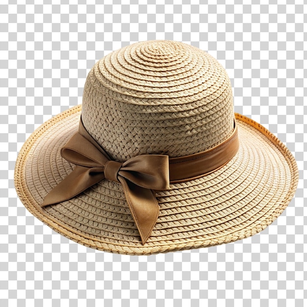 PSD sun hat isolated on transparent background