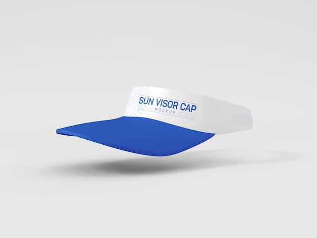 PSD sun visor half cap mockup