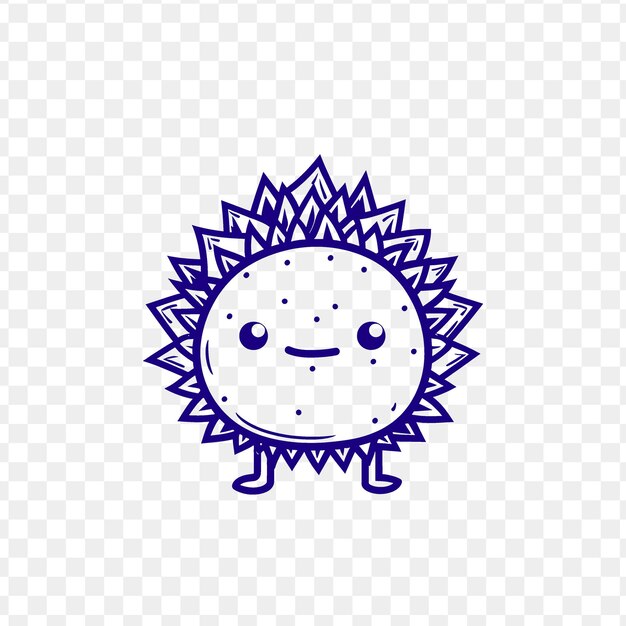 A sun with a face on the face