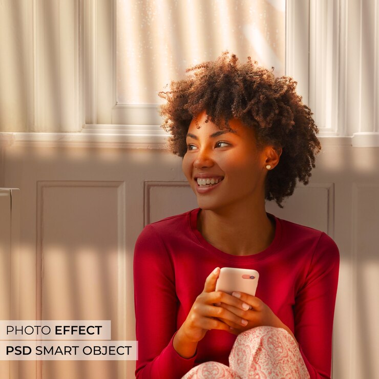 PSD sunblind photo effect