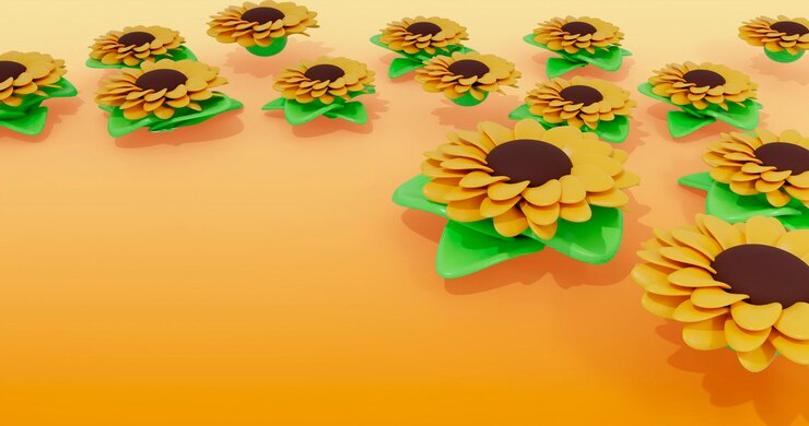 PSD sunflower backgrounds