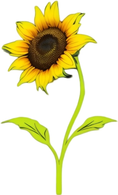 Sunflower clipart for creative projects