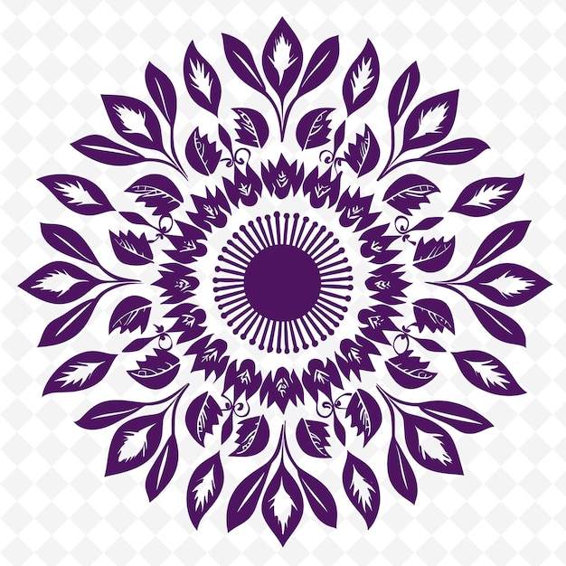 PSD sunflower line art con petali e foglie per decorazioni in creative outline scribble collections