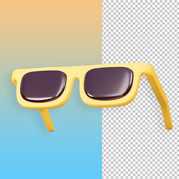 Sunglasses 3d illustration