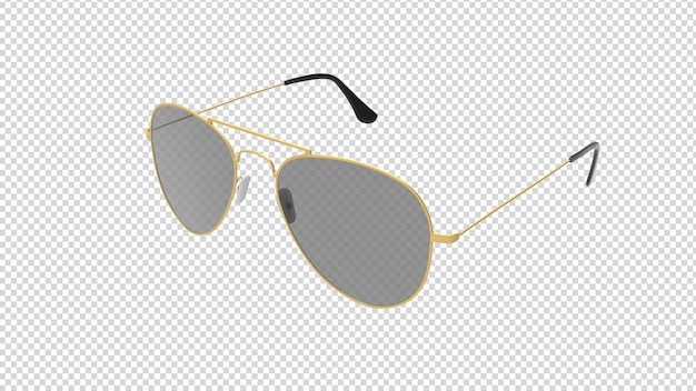 PSD sunglasses on a transparent background