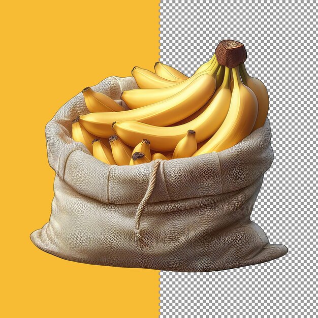 Sunkissed banana heap png