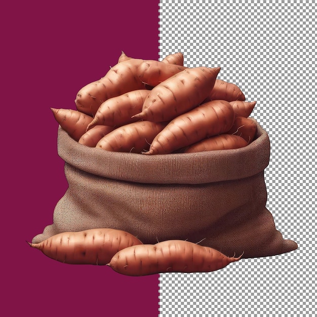 PSD sunkissed sweet potato bounty png