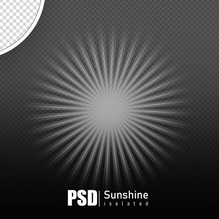 PSD sunrise light effect