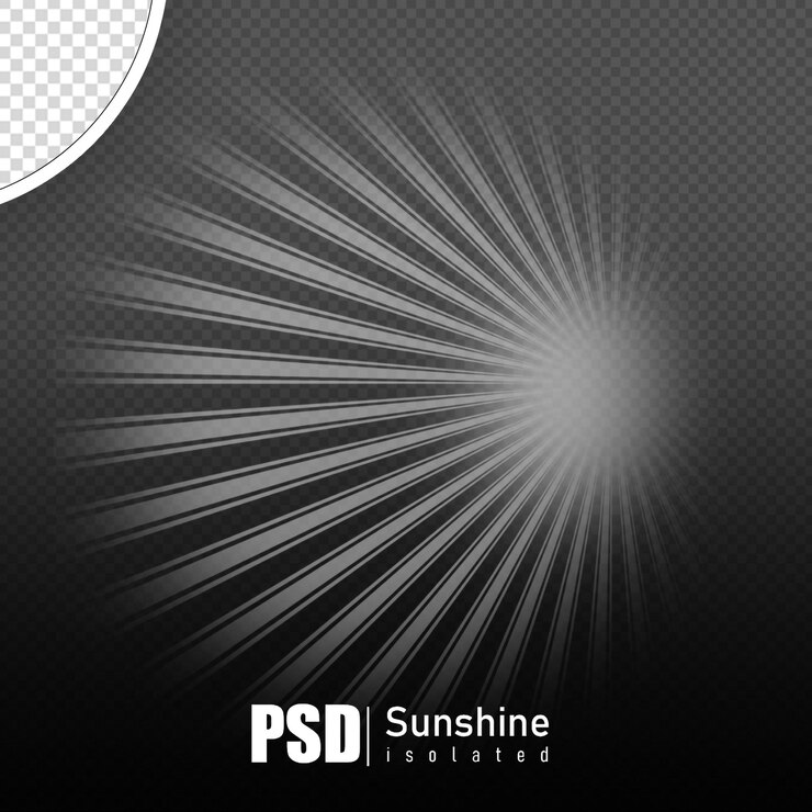 PSD sunrise light effect