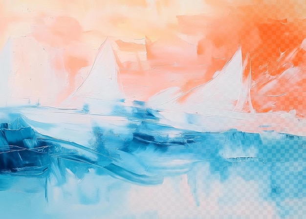 Sunset Sailboats