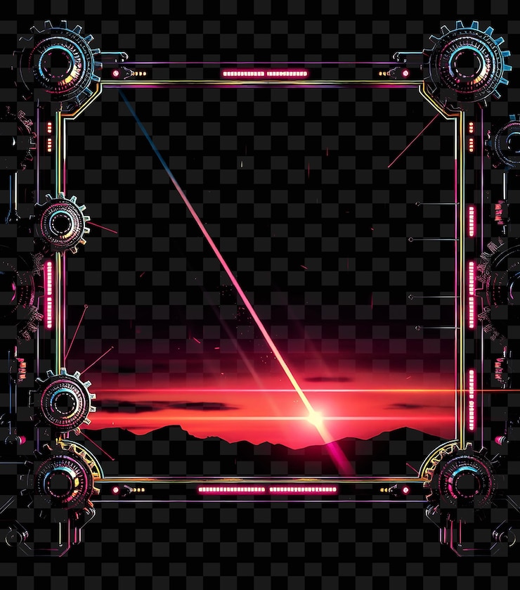 PSD a sunset with a pink sunset in the background
