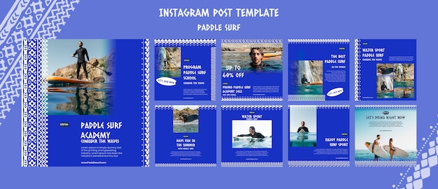 Sup projekt szablonu posta na instagramie