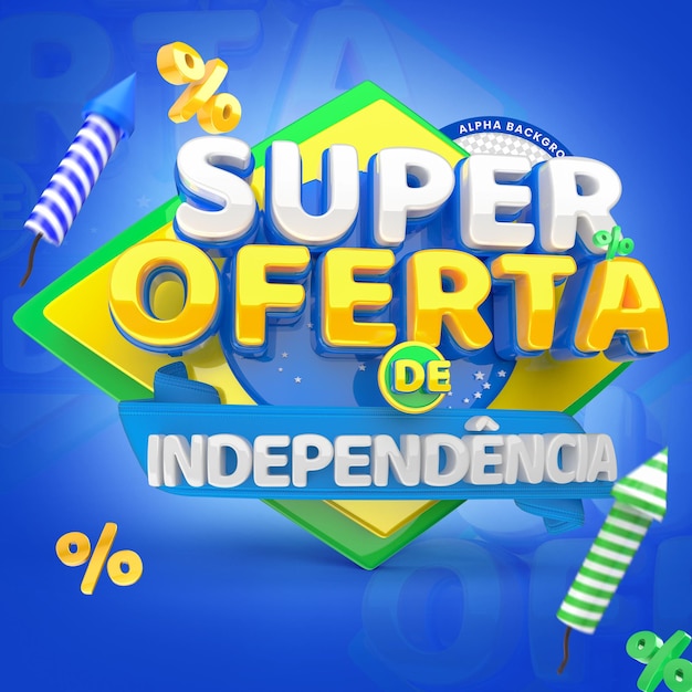 SUPER AANBIEDING VAN ONAFHANKELIJKHEID 7 SEPTEMBER BRAZILI