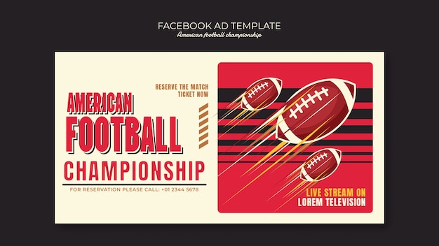 Super bowl template design