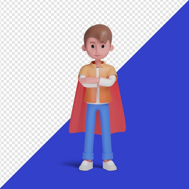 Super boy 3d character