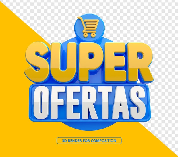 PSD super deals 3d in portuguese