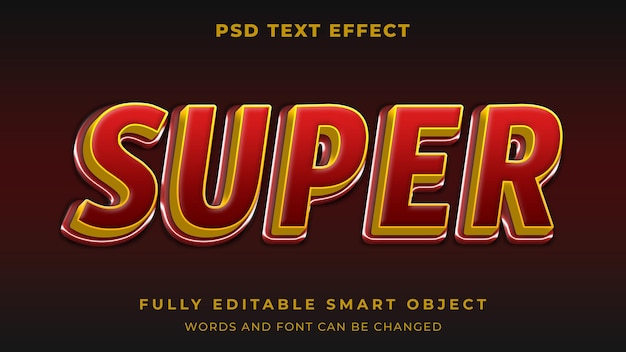 PSD super fast flash sale mockup graphic style editable text effect