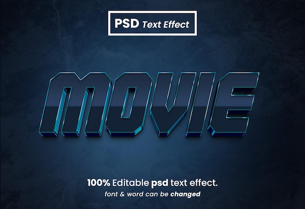 super hero movie 3d text effect