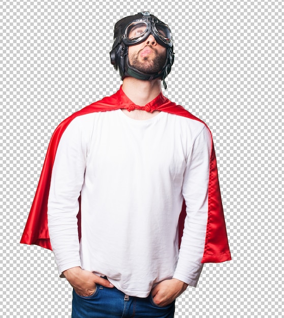 PSD super hero thinking