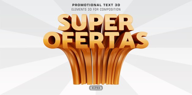 SUPER OFFERTA LOGO 3D PER COMPOSIZIONE